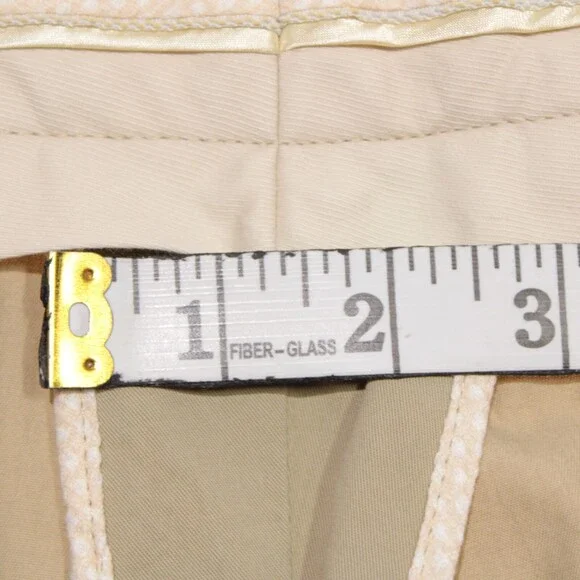 Hiltl NWT Chinos / Casual Pants Size 52 (36 US) Parma Solid Beige Cotton Blend